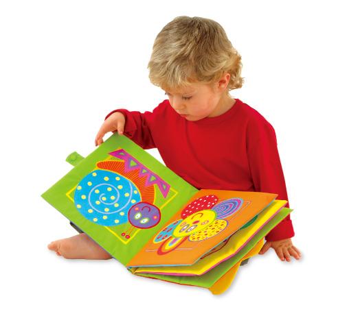 Giant Soft Fabric Book - 25cm Square - Machine Washable