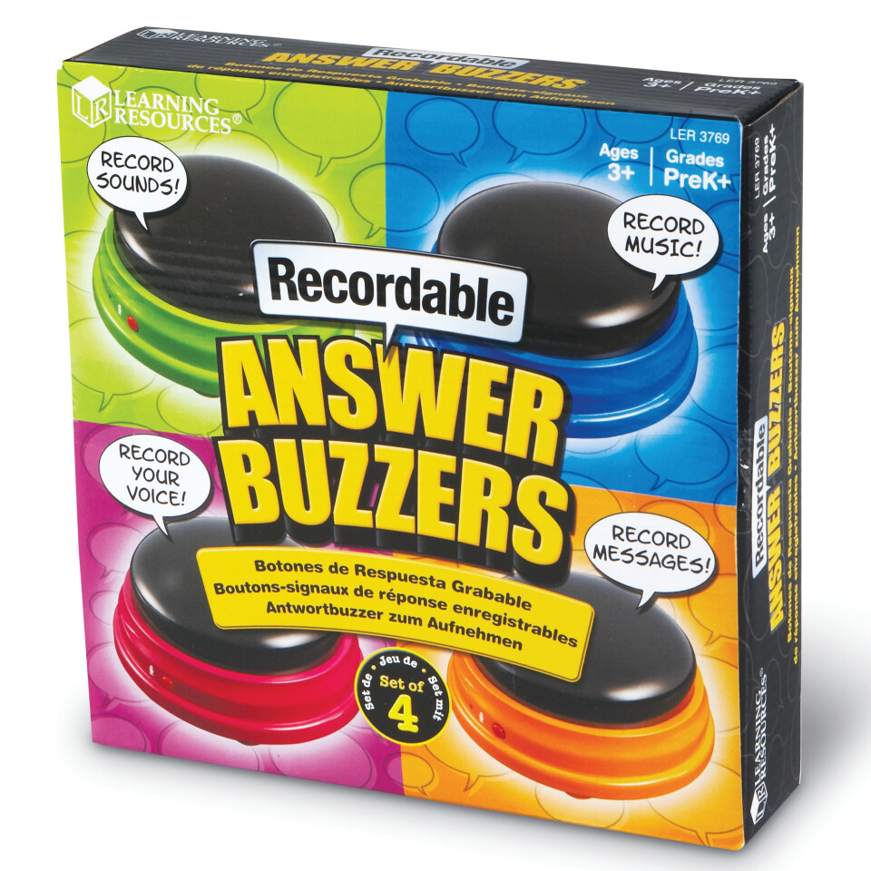 Inspelningsbara buzzers