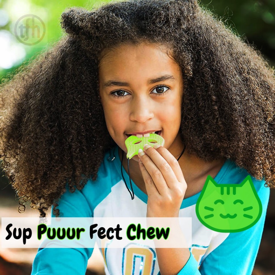 Chew Necklace - Cat Face Soft Chew Chew Necklace - Cat Face Soft Chew