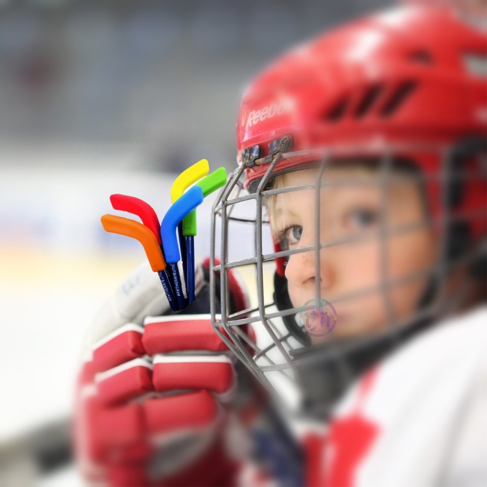 Hockey Stick Pencil Topper