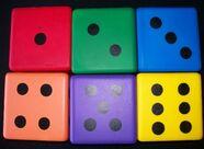 Foam Dice 6" Square
