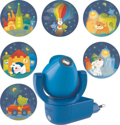 Rainbow Whimsy City Night Light