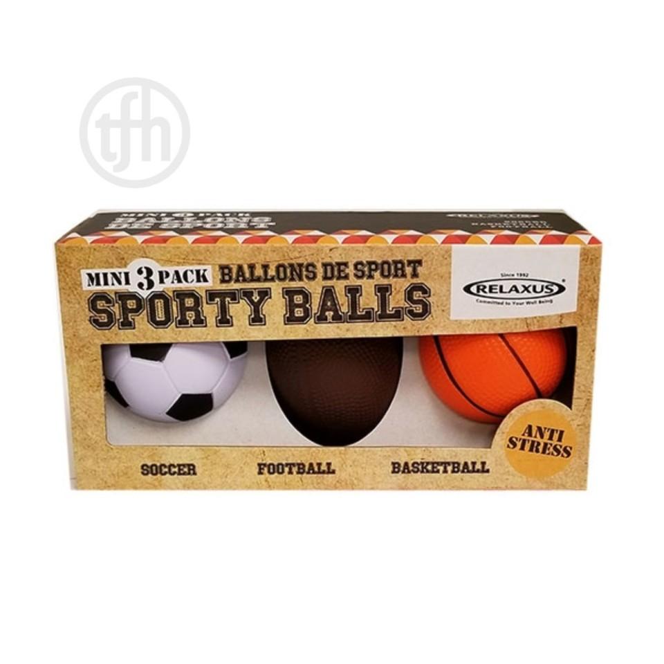 Anti Stress Sporty Balls 3 Pack