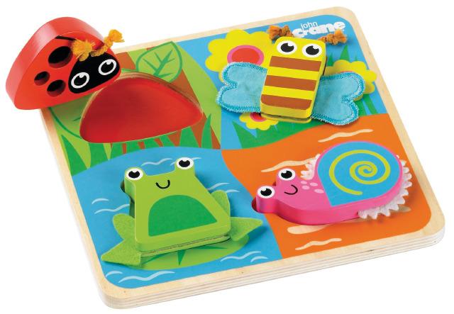 Tactile Shapes Bugs Tactile 3D Puzzle Shapes & Feel - Bugs