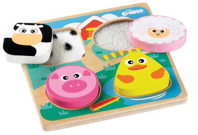 Tactile Shapes Farm Tactile 3D Puzzle Shapes & Feel - Farm