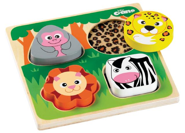 Tactile Shapes Safari Tactile 3D Puzzle Shapes & Feel - Safari