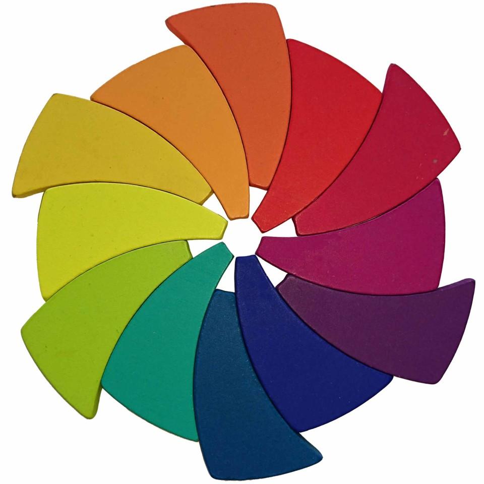 Wooden Color Wheel