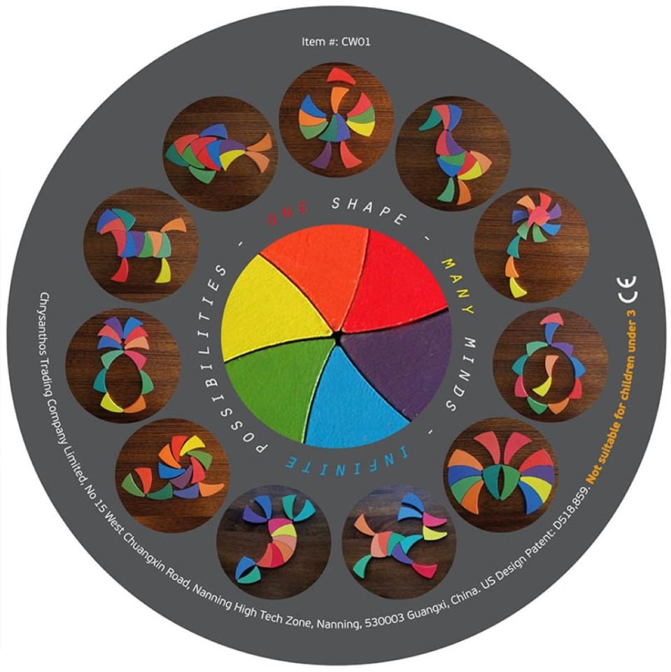 Wooden Color Wheel