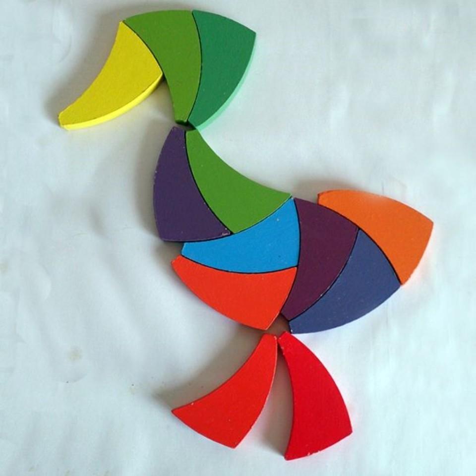 Wooden Color Wheel