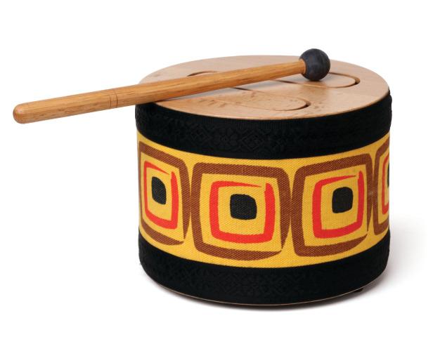 Wood Tone Slit Drum