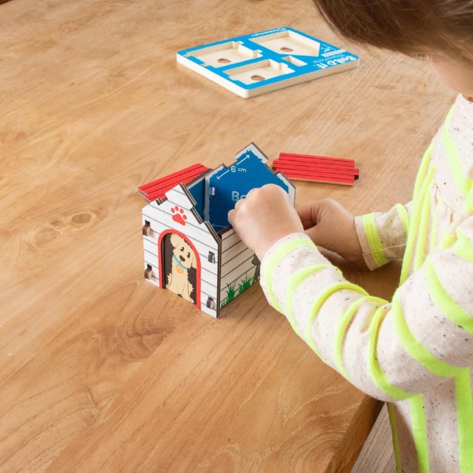 Build It Blueprint Puzzle-Doghouse Build It Blueprint Puzzle-Doghouse