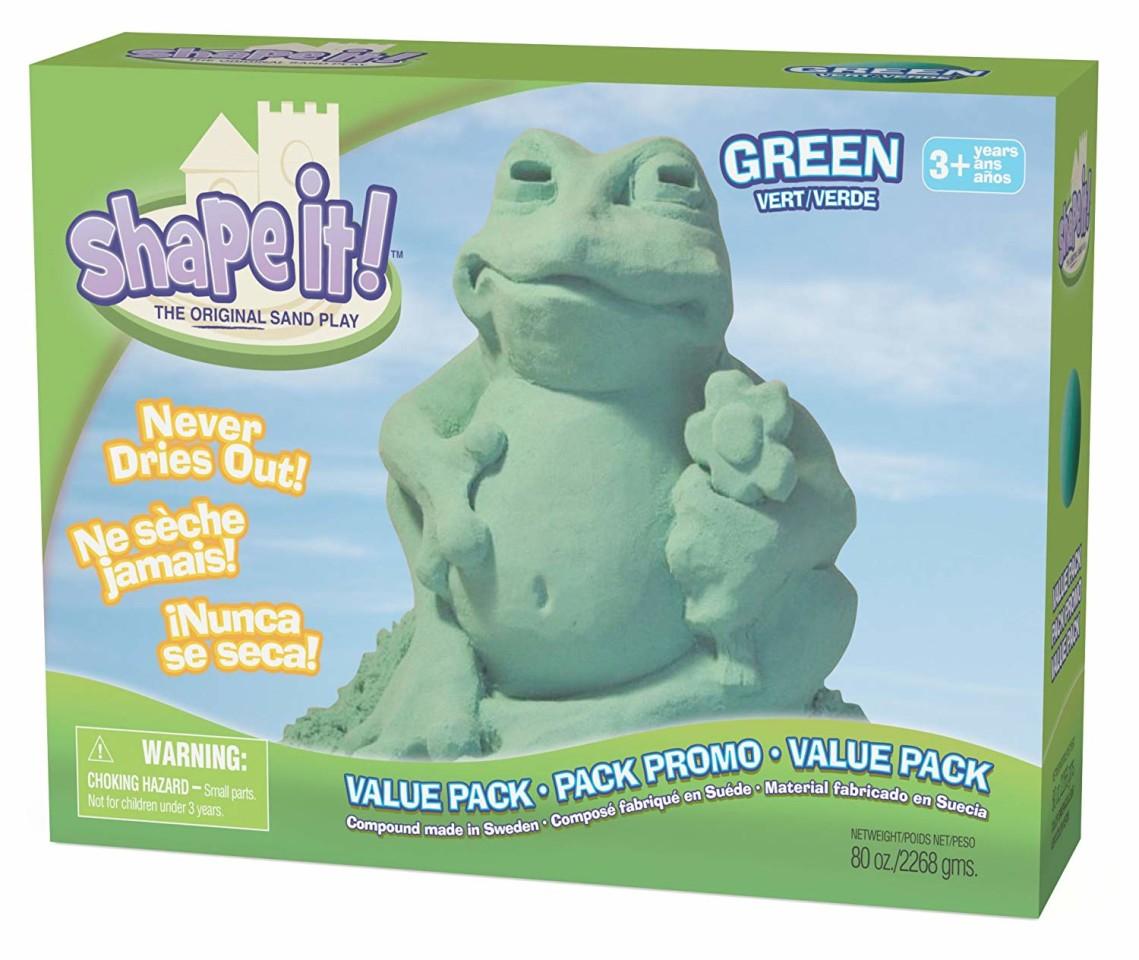 Shape it! Sand:- Color: Green