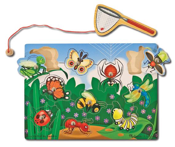 Magnetic Bug Catching Game Puzzle