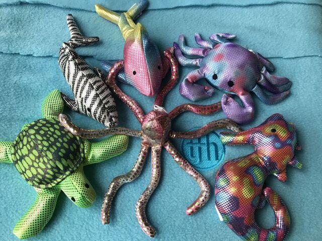 Sand Animals Weighted Sealife Set