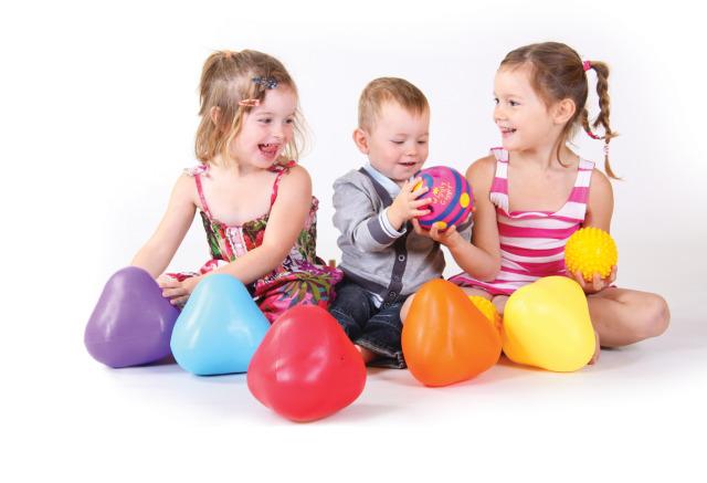 Bouncy Rocks x6 - Throw & Catch Sensory Toy