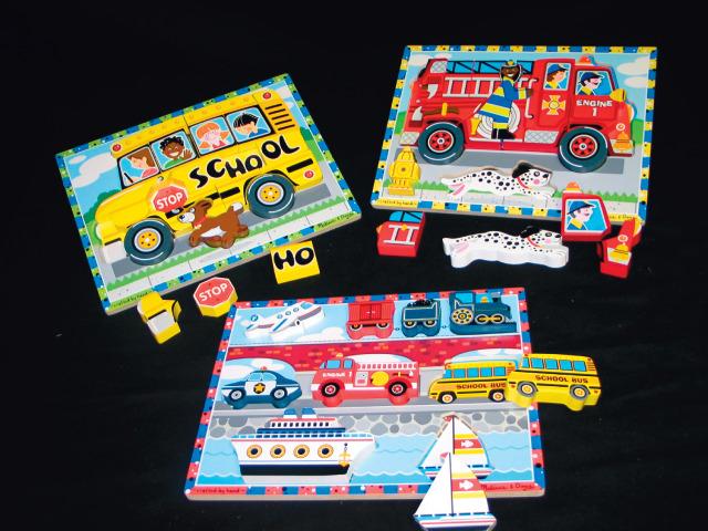Vehicles Chunky Puzzle Kit (set of 3)