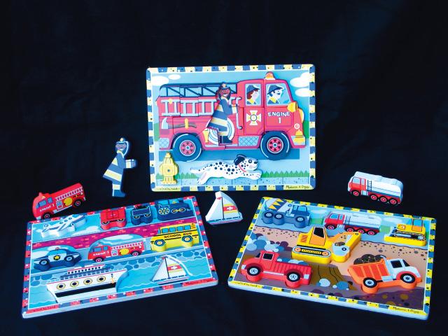 Vehicles Chunky Puzzle Kit (set of 3)