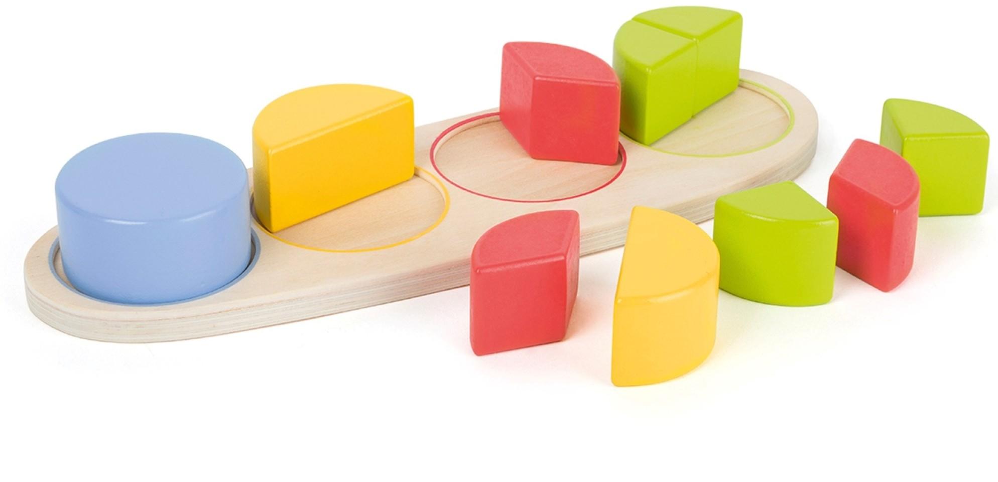 Circle Shape-Fitting Puzzle