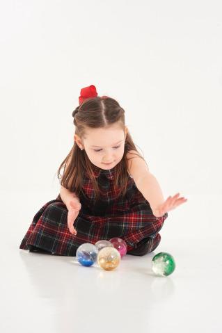 Rainbow Glitter Balls
