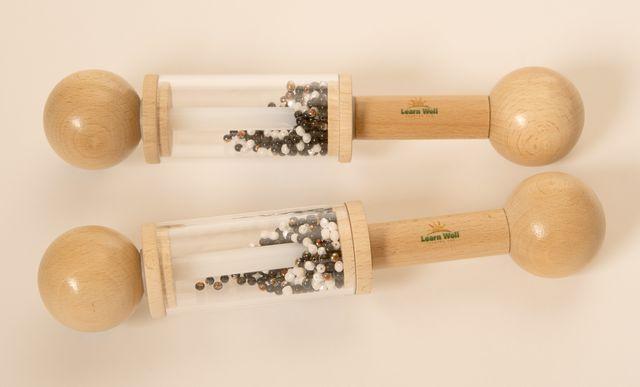 Contrast Roller Rattles x2