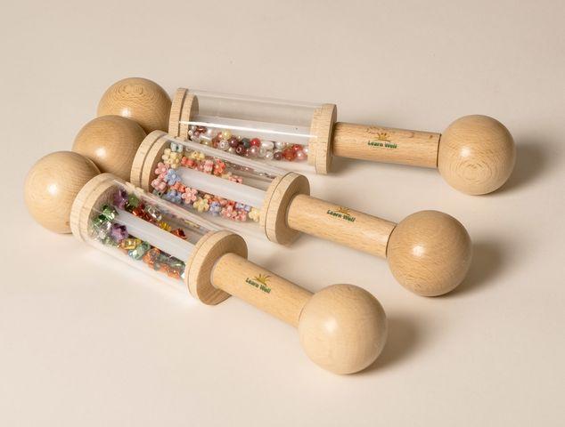 Colour Roller Rattles x3