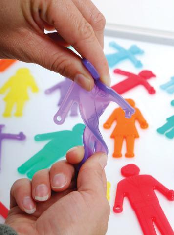Sillishapes Linking People - Sorting Sensory Toy