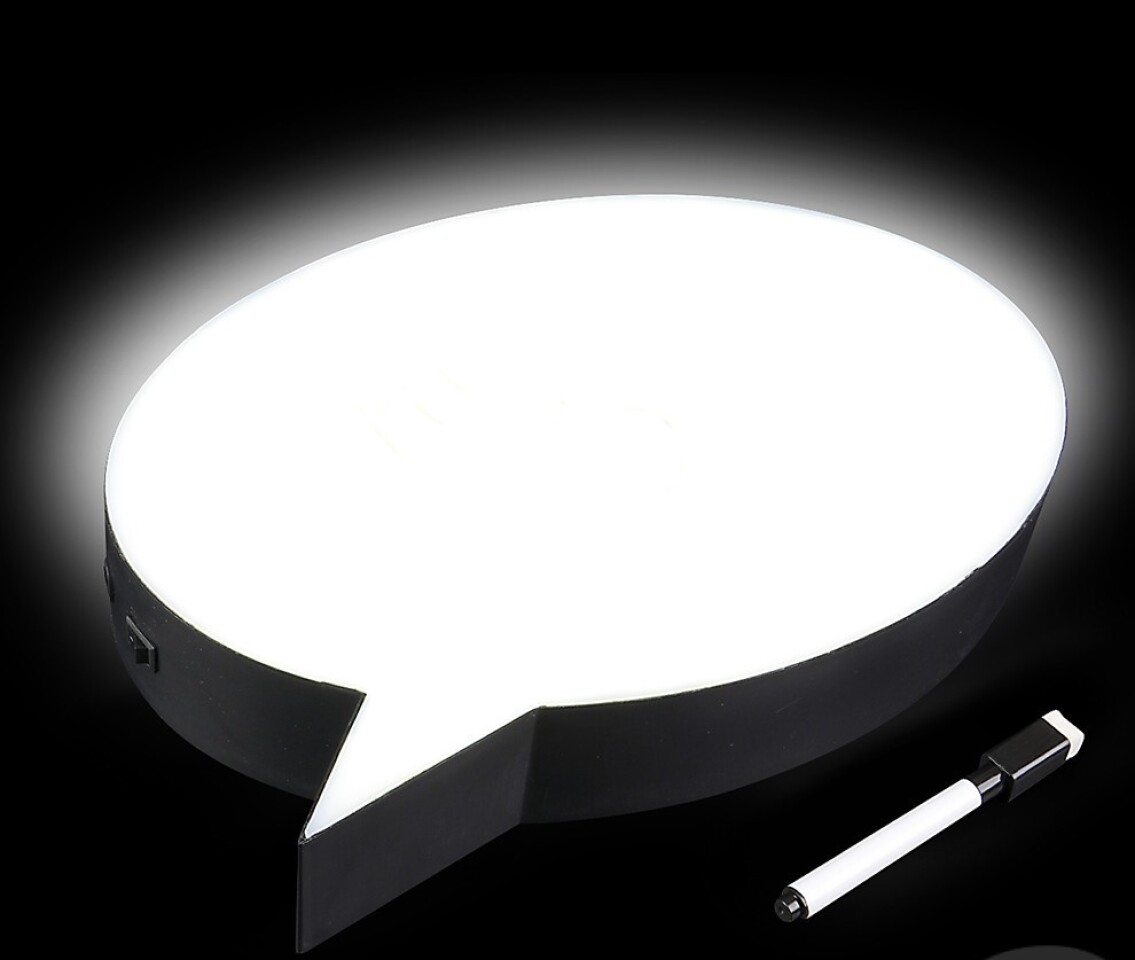 Light-Up Speech Bubble