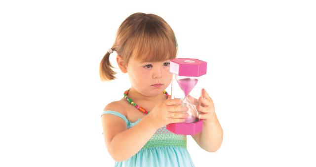 Rainbow Sand Timers - Set of 4