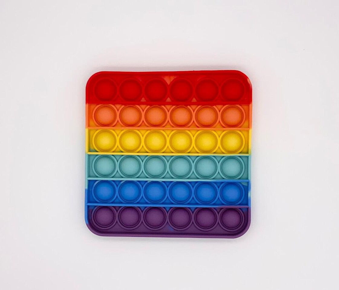Square Rainbow - Pop Fidget Toy