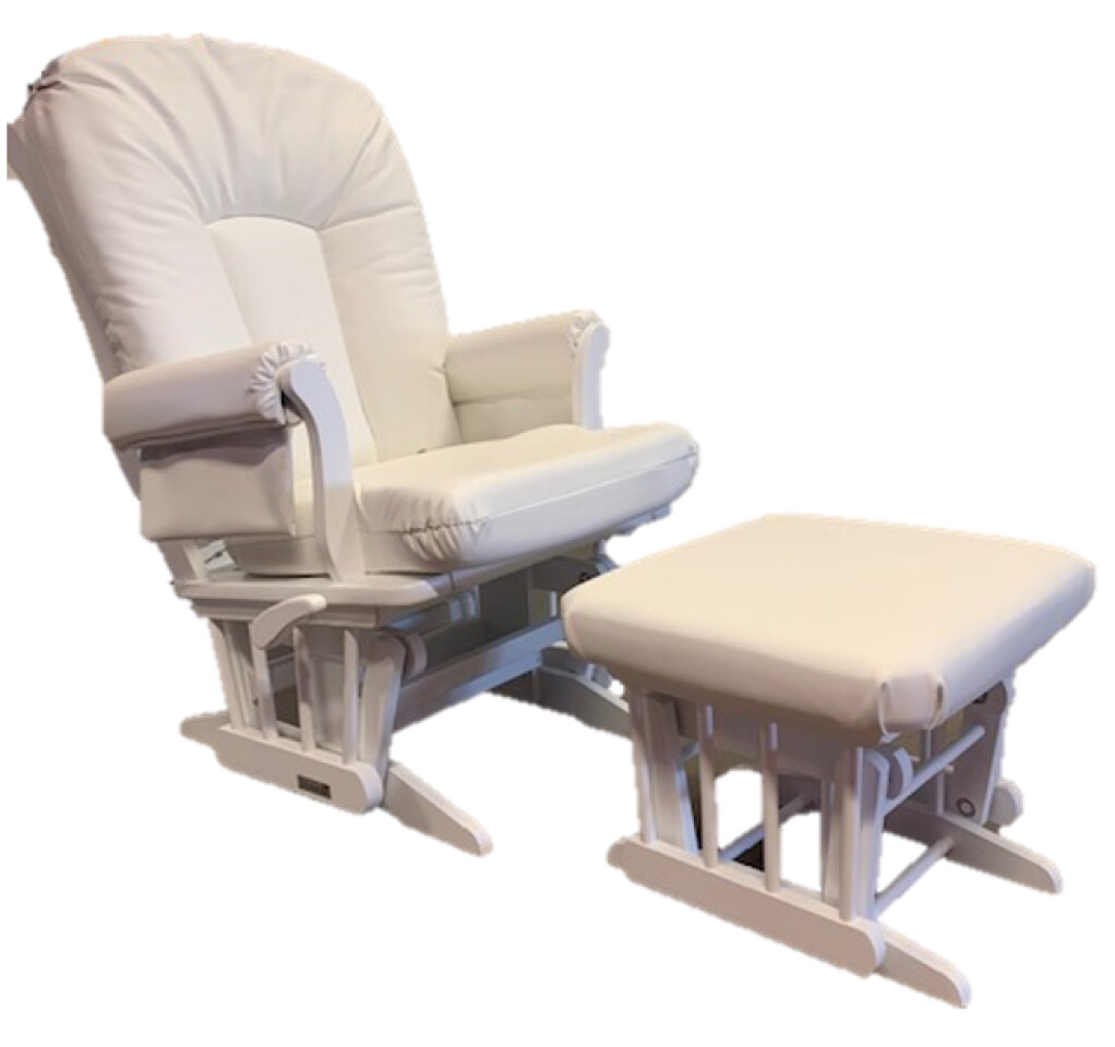 Trone Gungstol PU Vit