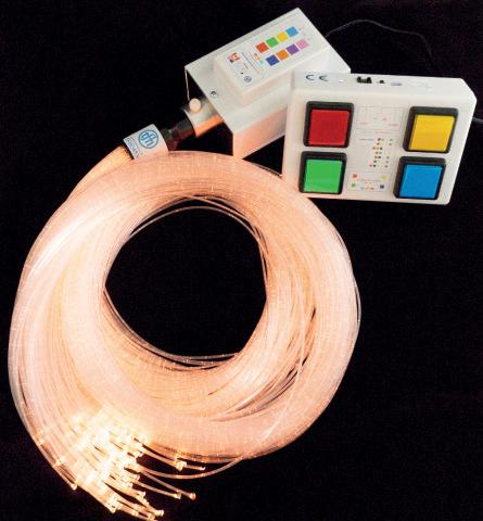 Wireless Controlled Fiber Optic Spray