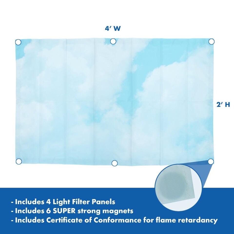 Calming Clouds Light Filters - Set of 4