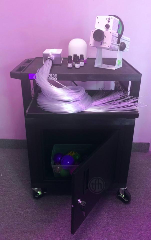 Locking Cabinet Activity Cart