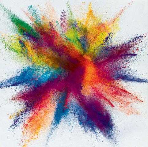 Madrass - explosion 120x120cm