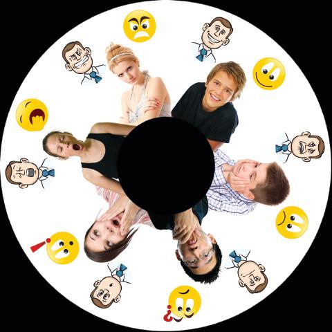 Emotions 6 Inch Projector Wheel - Emotions Scene