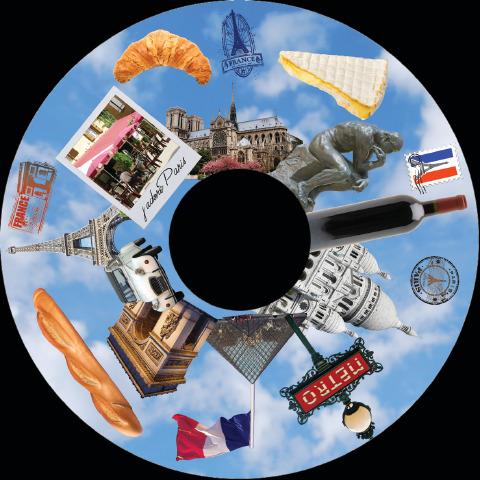 6 Inch Projector Wheel - Paris Scene