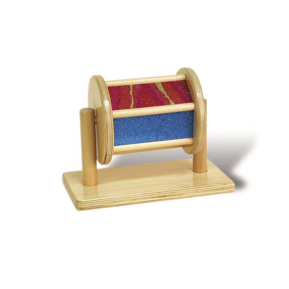 Spin Around Glitter Drum - Sensory Development Toy Spin Around Glitter Drum - Sensory Development Toy