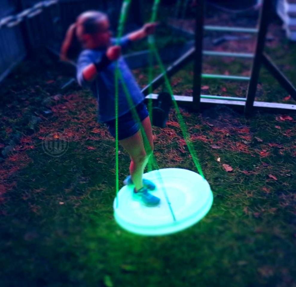 UFO LED Sky Saucer Swing