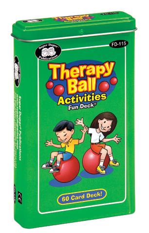 Therapy Ball Activities Fun Deck - Therapy Sensory Toy