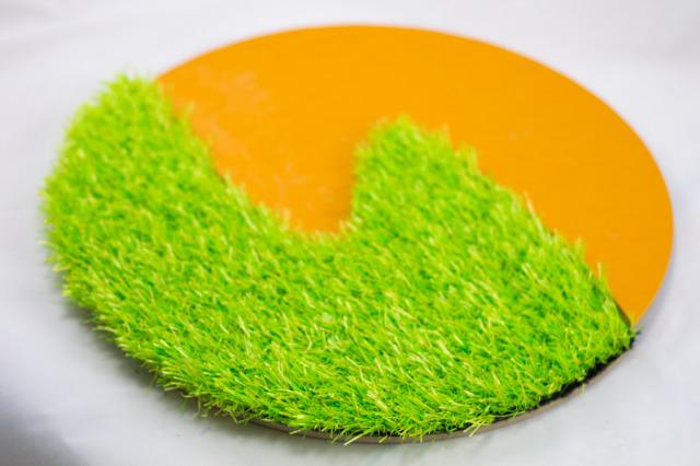 Taktila cirklar: grön och orange