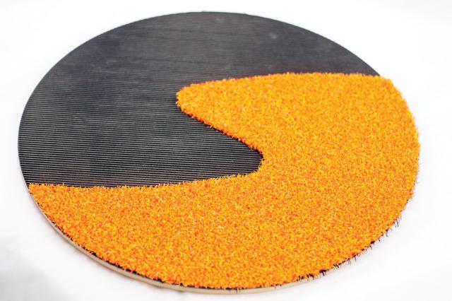 Taktila cirklar: Orange och svart