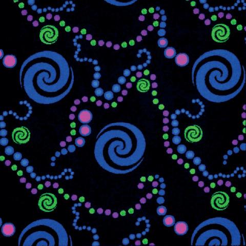 UV Carpet Pop Beads 6X6