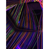 Fibre Optic, UV Waterfall, Ceiling Suspended