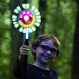 Giant Light-Up LED Spinning Wand