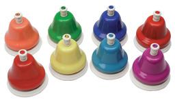 Sensory Kidsplay Deskbell Set, 8 Colourful Bells Sensory Kidsplay Deskbell Set, 8 Colourful Bells