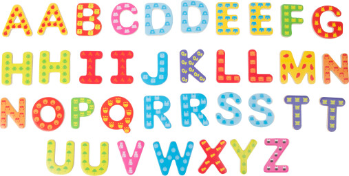 Colorful Magnetic Letters