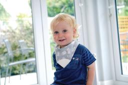Animal Print Baby Neckerchew Bib