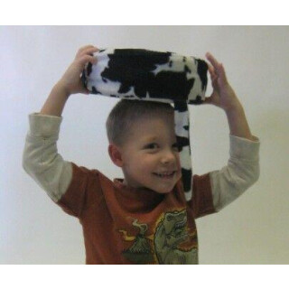Senseez Furry Cow Print Vibration Seat