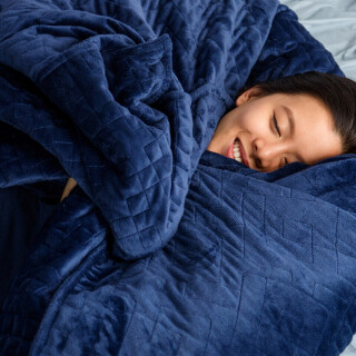8lb. Weighted Blanket & Quilted Cover