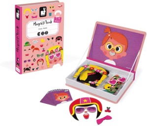 Girl's Crazy Face Magnetic Book Girl's Crazy Face Magnetic Book